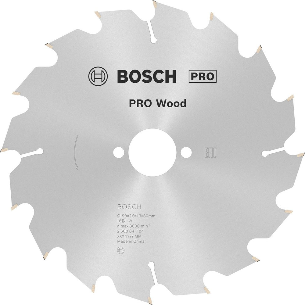 Bosch cirkzb opt 190x30x2 16t wz