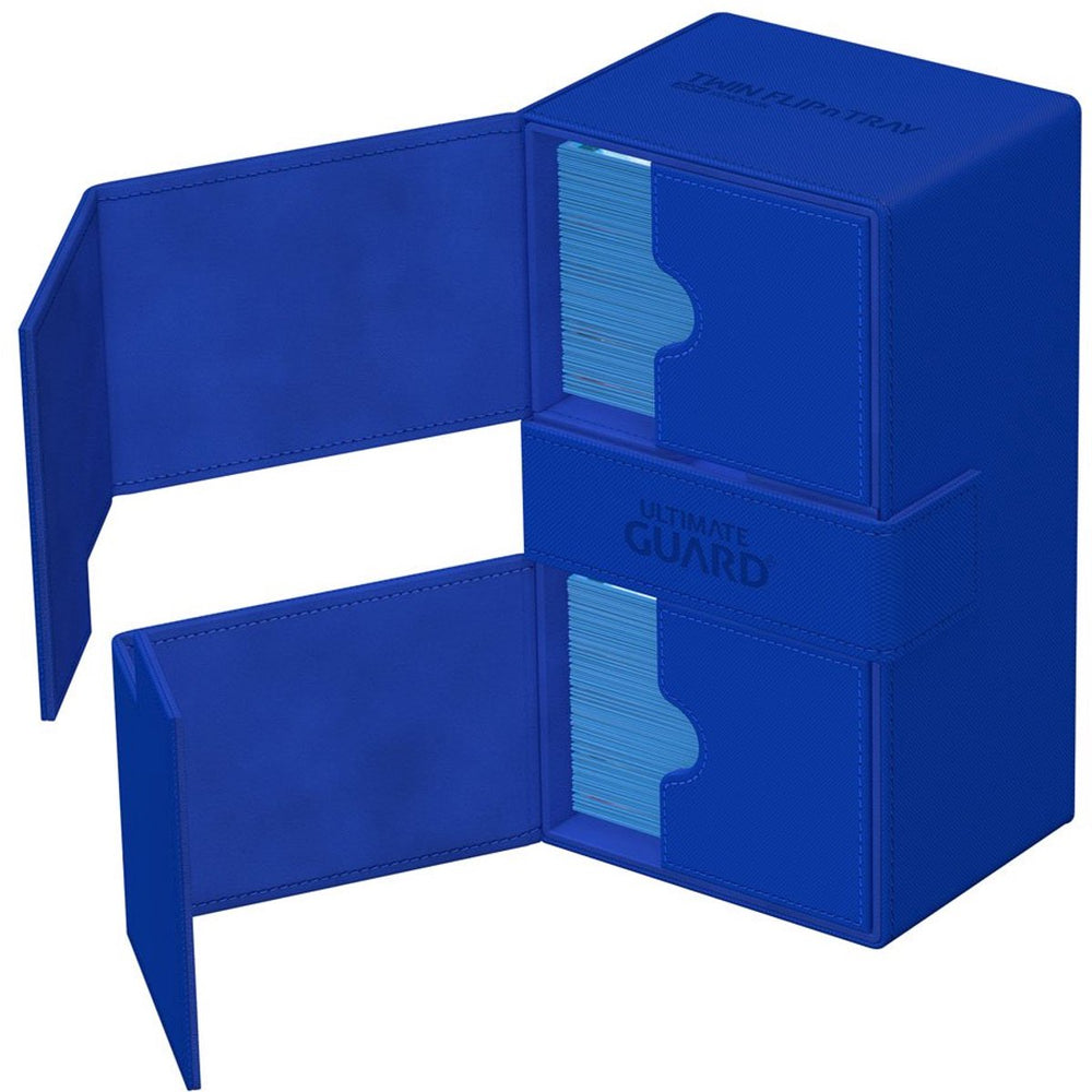 Ultimate guard twin flip'n'tray 200+ xenoskin - blue