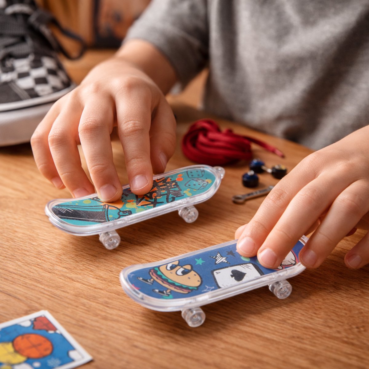 Eddy toys finger skateboard - kunststof