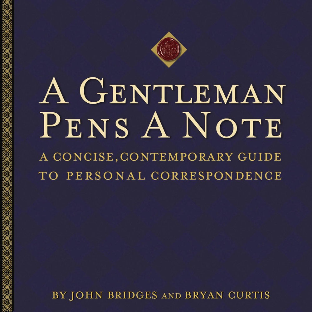 A gentleman pens a note