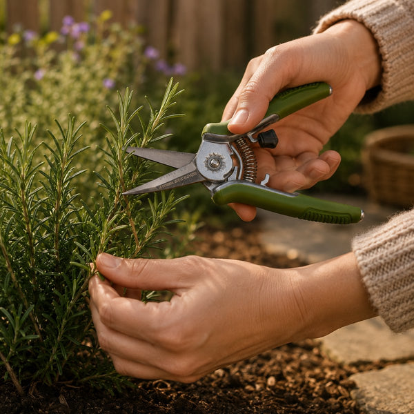 Kinzo tuinschaar snoeischaar - bloemenschaar met antislip handgreep - max. 4 mm - 17 cm