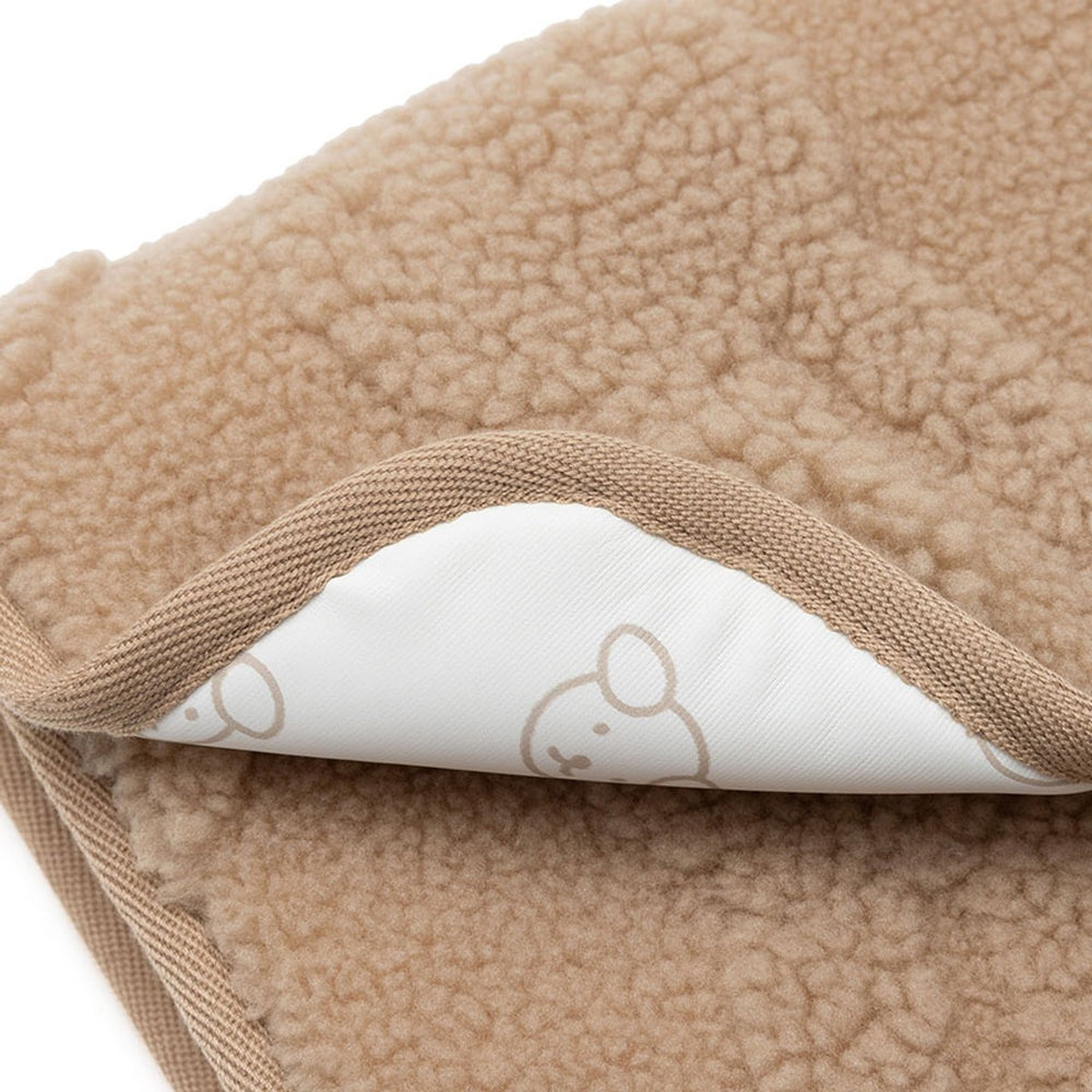 Jollein verschoonmatjes met opbergvakken - miffy jacquard - teddy biscuit