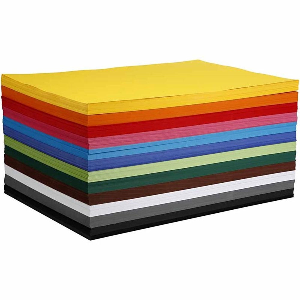 Colortime gekleurd karton, a2 420x600 mm, 180 gr, 120 div vellen