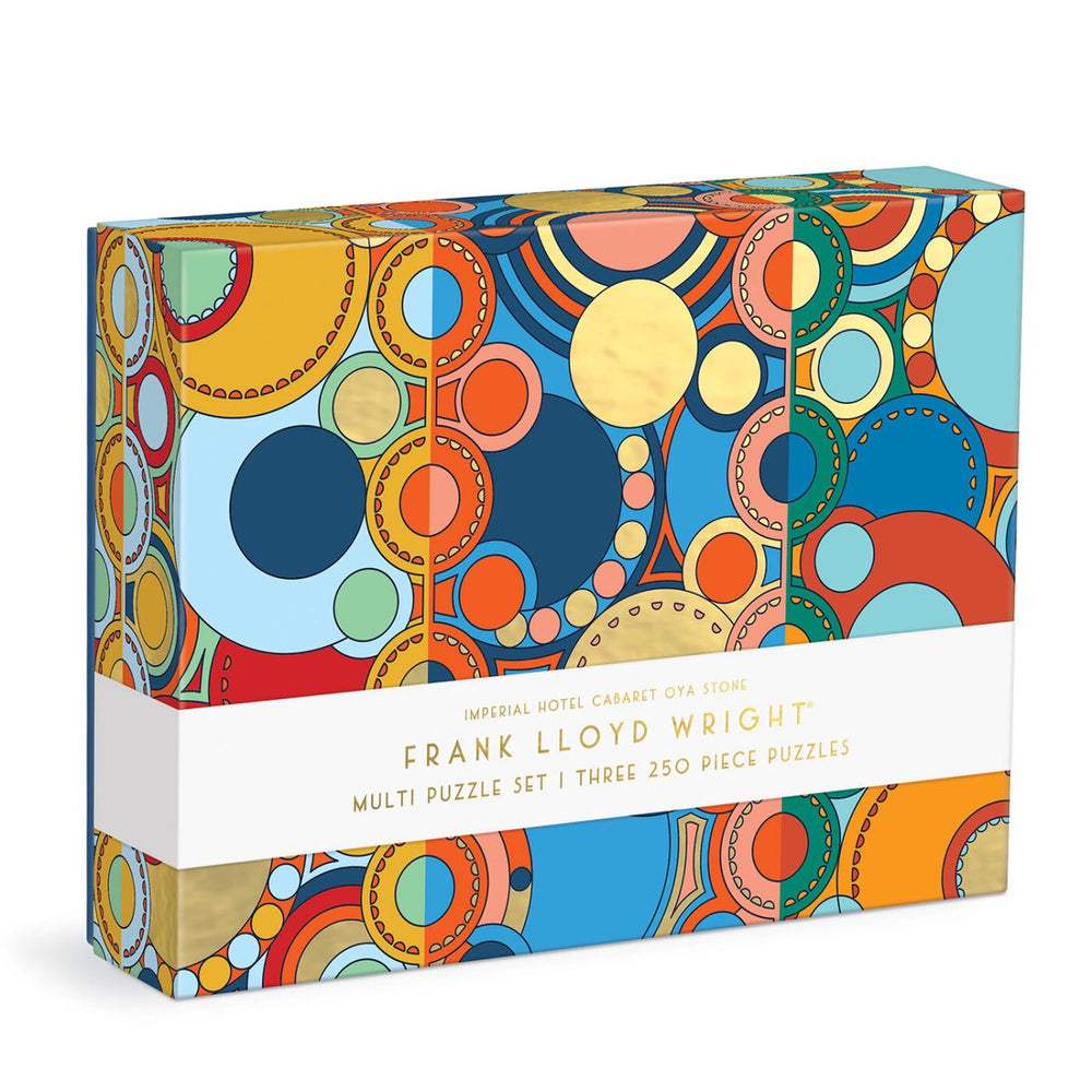 Imp frank lloyd wright erial hotel multi puzzle set