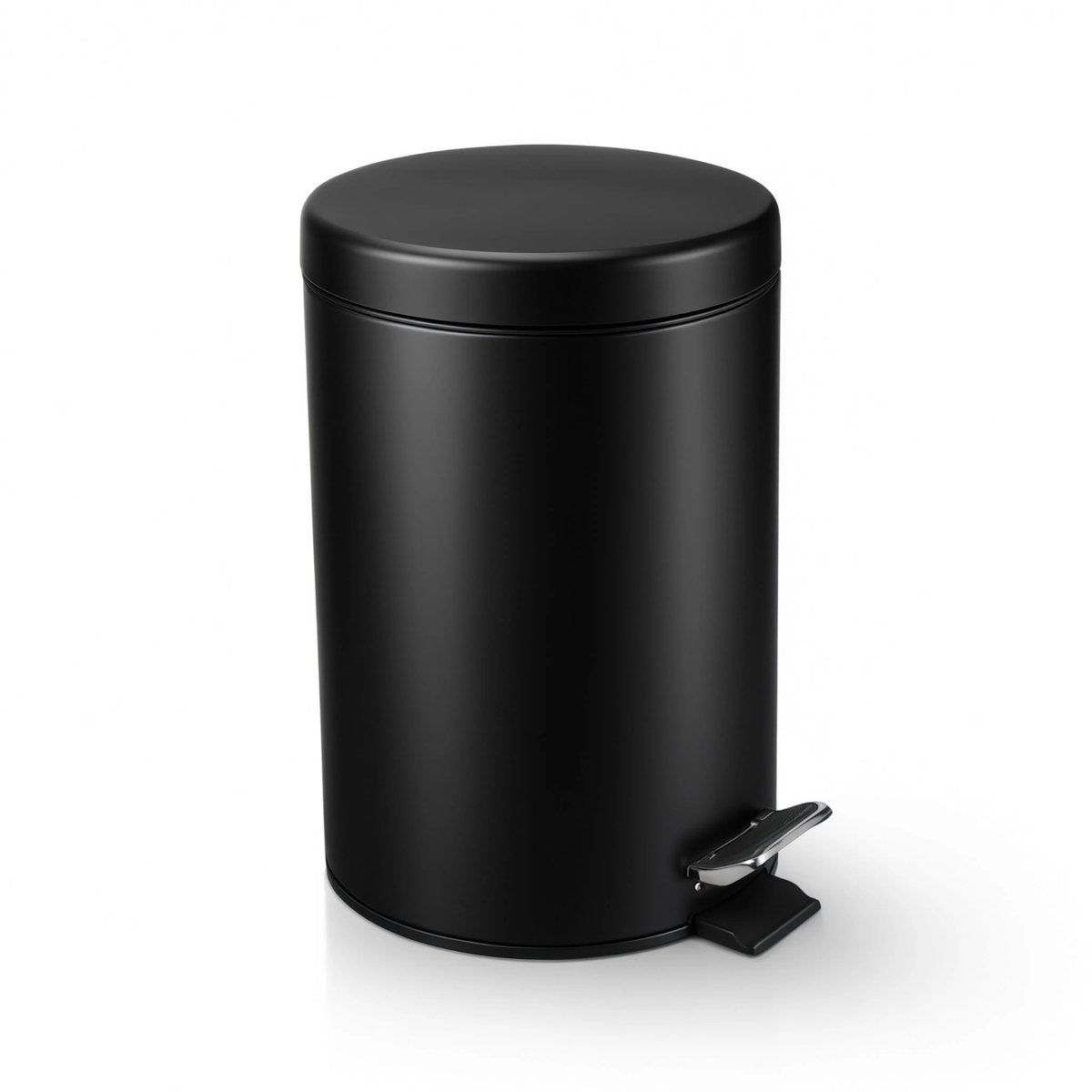 Hush. living hush living - prullenbak 3l - soft close deksel - uitneembare binnenemmer - extra compact - voor kleinere toiletten en badkamers- zwart