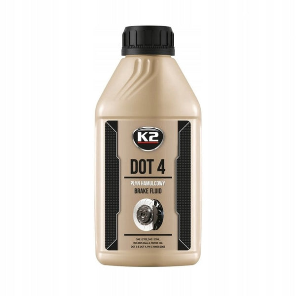 K2 turbo serie - dot 4 remvloeistof - 0,5l - volledig synthetisch - voor auto's met abs esp