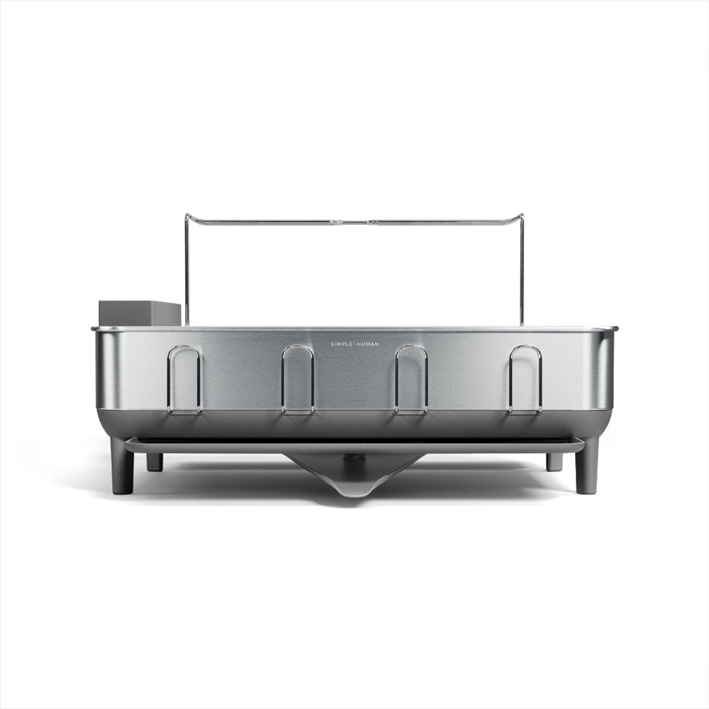 Simplehuman afdruiprek rvs - vrijstaand - zwart grijs