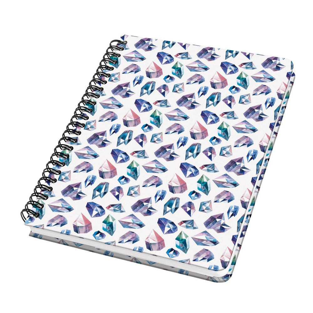 Sigel spiraal notitieboek - jolie - a5- hardcover - 120 pagina's - dots - 100 grams papier - fairy gems - si-jn616