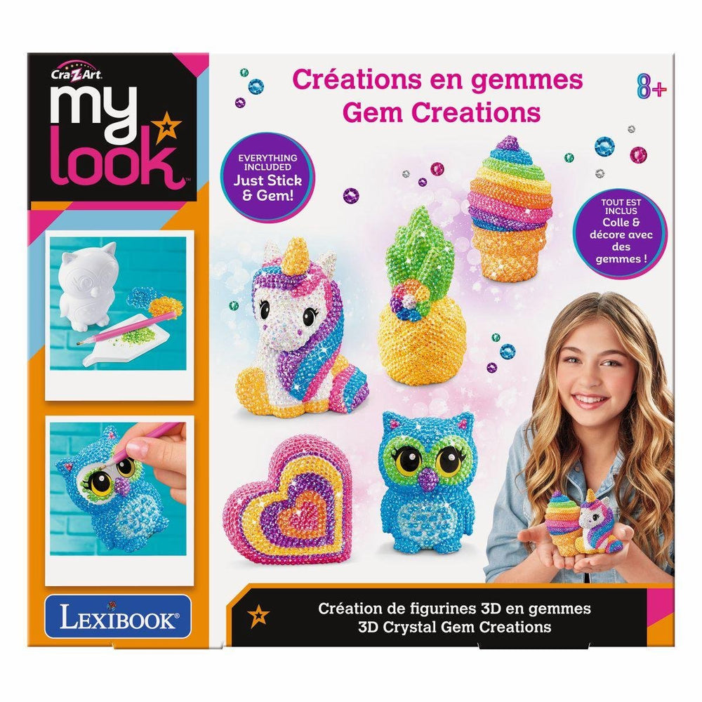Lexibook 3d crystal gem creaties