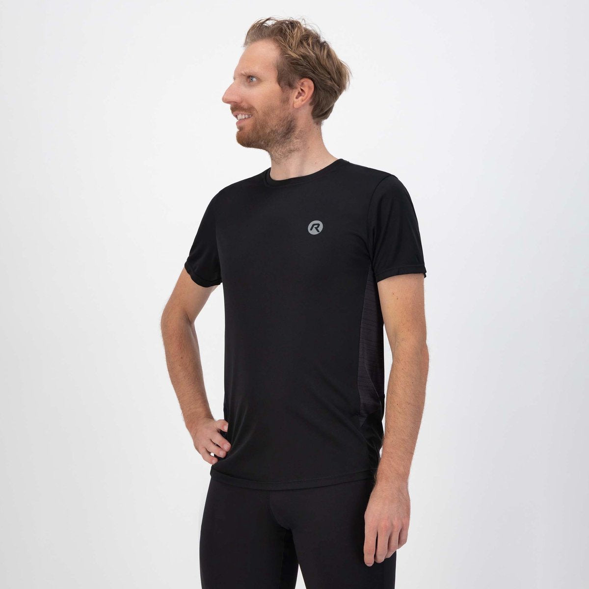 Rogelli core hardloopshirt heren - korte mouwen - zwart - m
