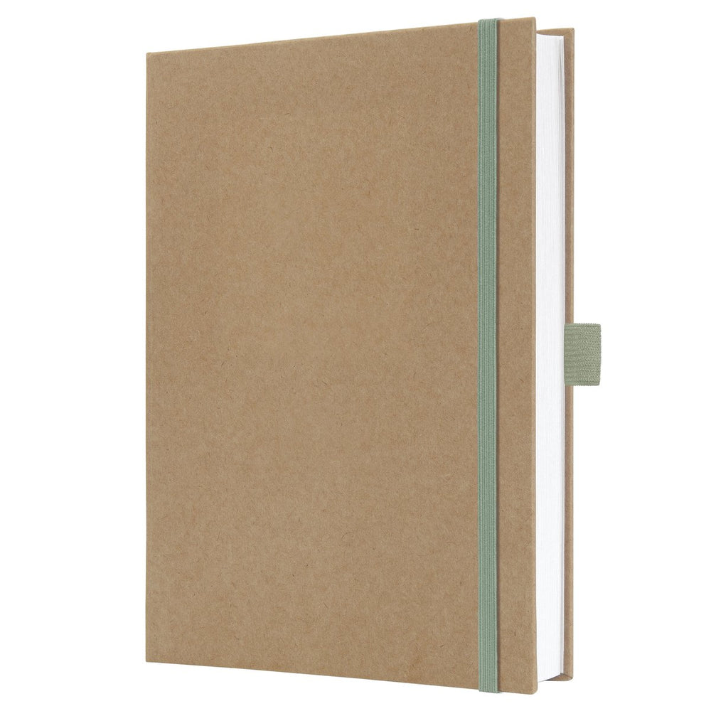 Sigel jolie notitieboek - a5 - kraft - pure mint - blanco pagina's - si-jn841