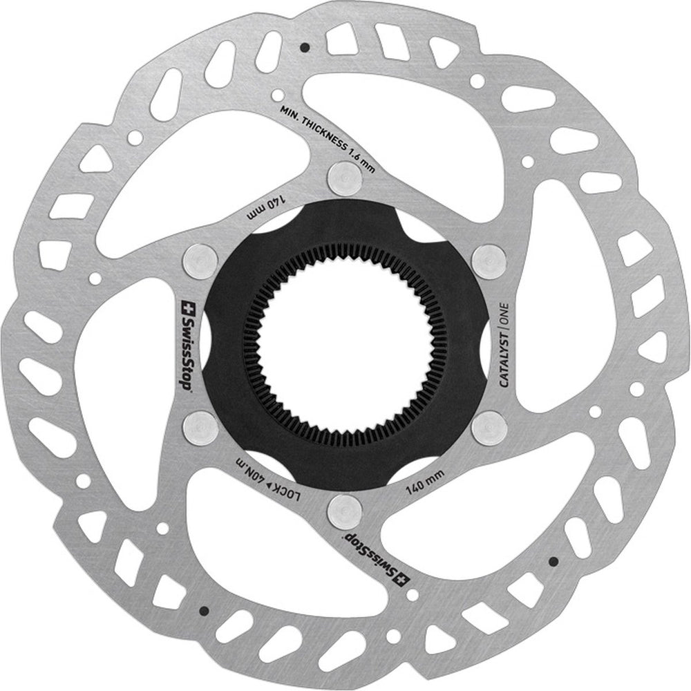Swissstop - remschijf katalysator één centerlock 140mm