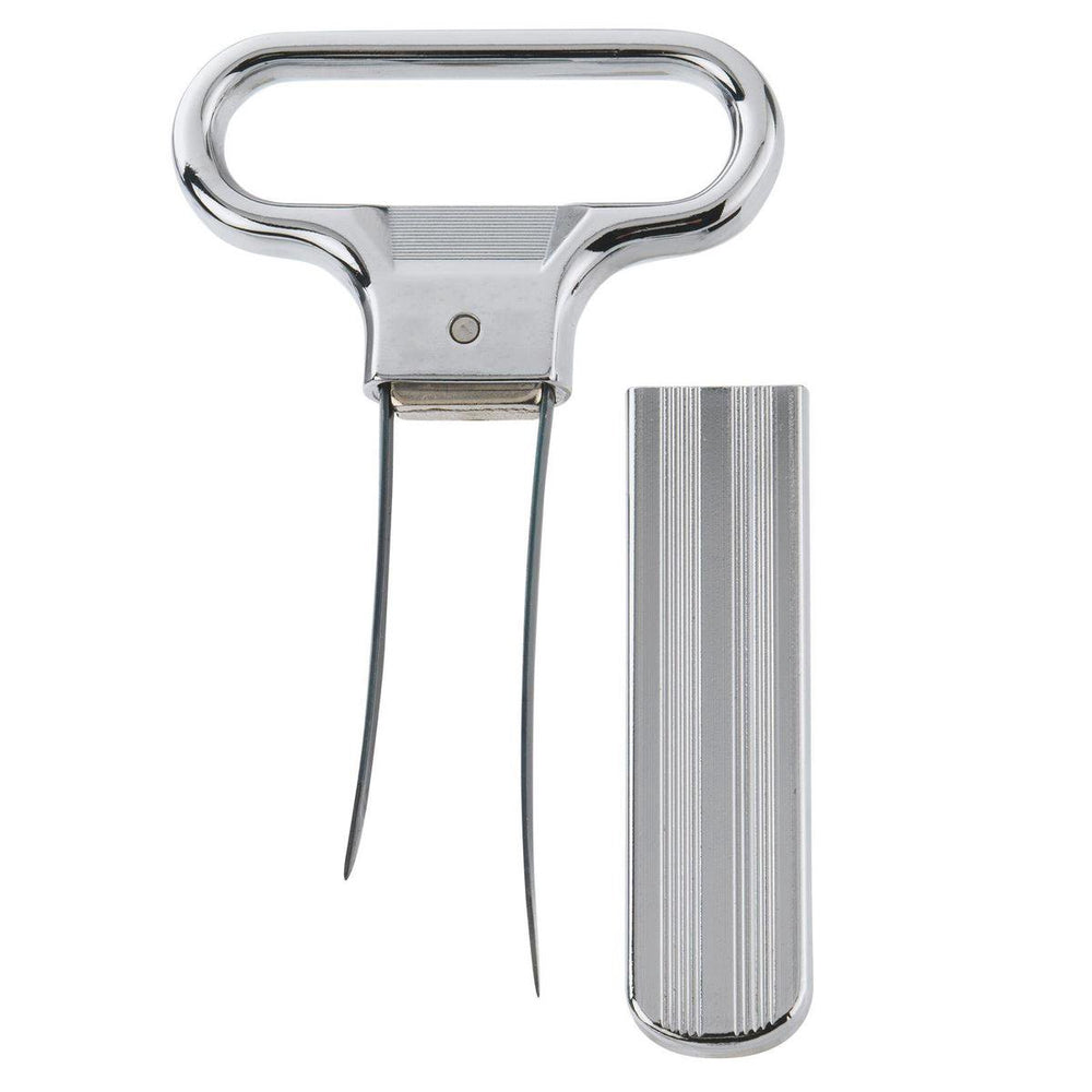 Westmark laschen-kurkentrekker en flesopener, monopol edition, staal gegoten zink, ah-so, verchroomd, 6285336c