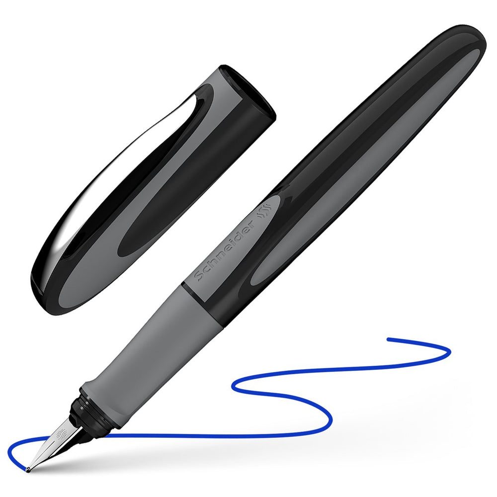 Schneider schrijfwaren schneider vulpen - ray - penpunt m - onyx - rechtshandig - s-168207