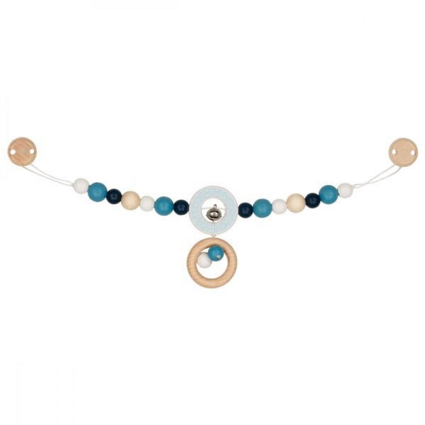 Heimess kinderwagenspanner hout - kleurrijk speelgoed voor baby's 40cm.