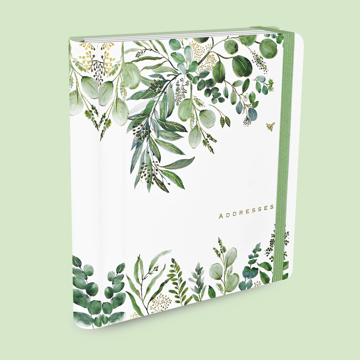 Peter pauper eucalyptus large address book