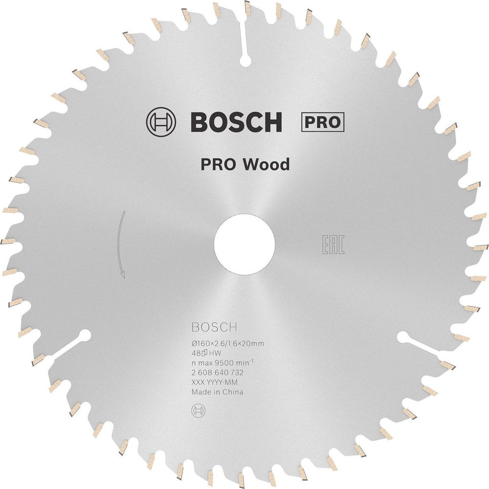 Bosch cirkzb opt 160x20 16x2,6 48t wz