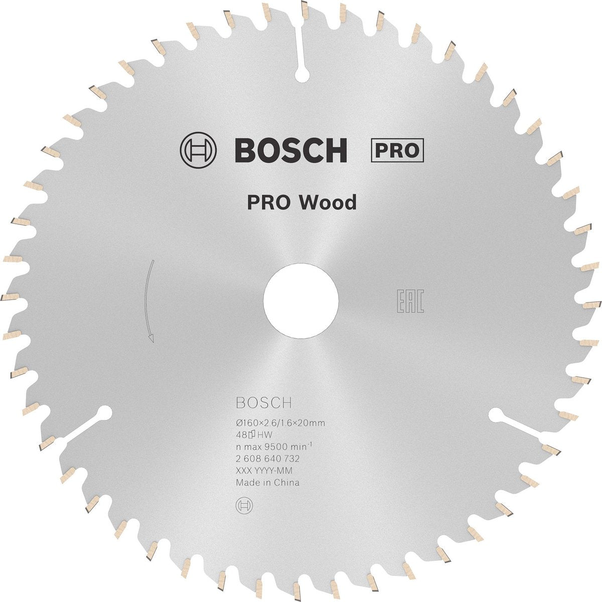 Bosch cirkzb opt 160x20 16x2,6 48t wz