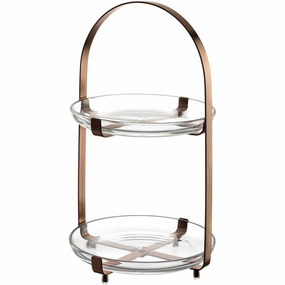 Leonardo cucina etagère 2delig koper