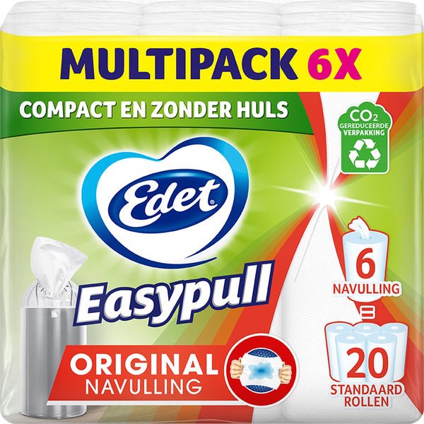 Edet easypull original navulrol - 6 stuks