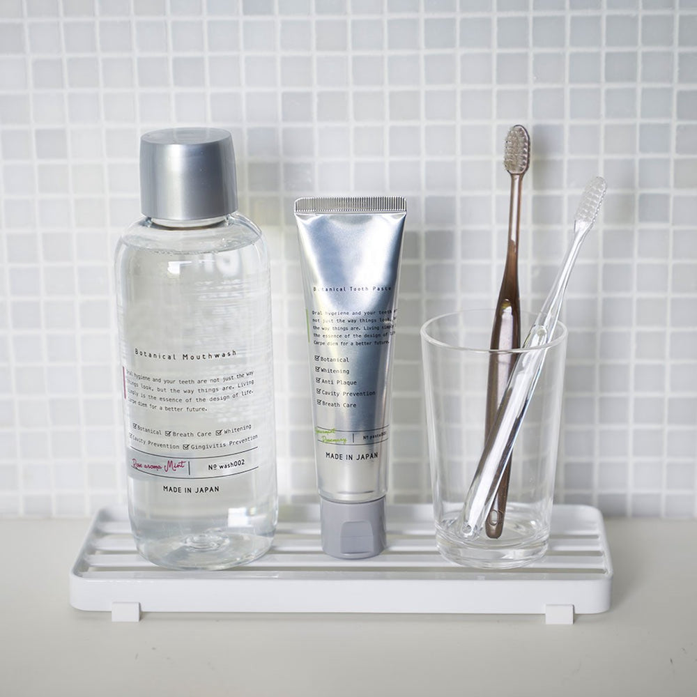 Yamazaki sanitair tray - tower - wit