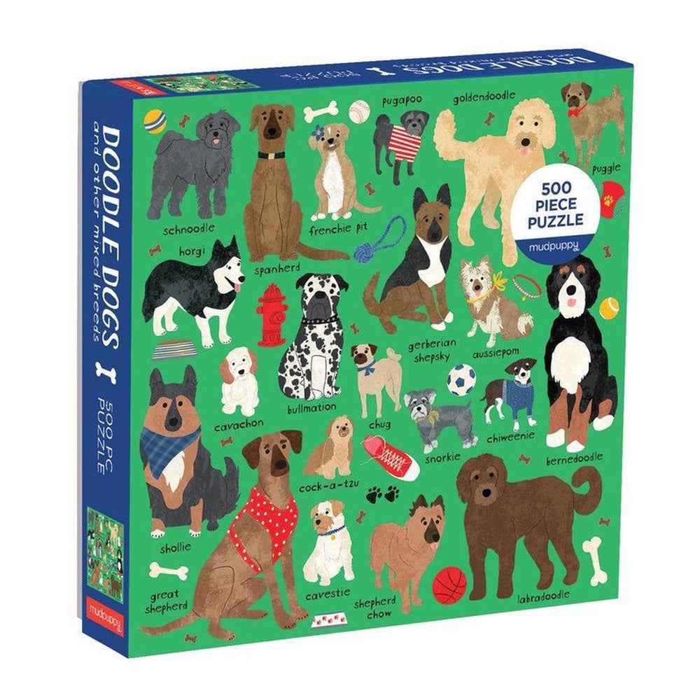 Doodle dog and other mixed breeds 500 piece family puzzle