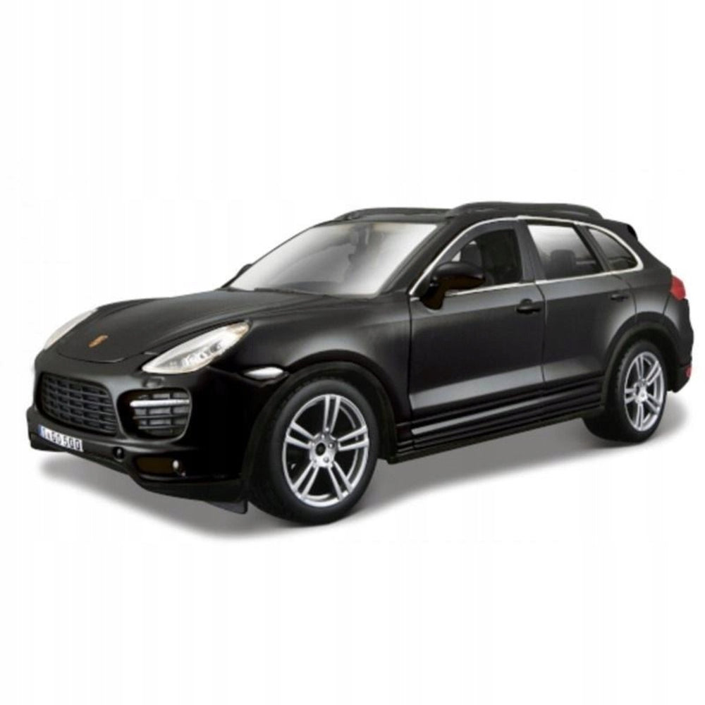 Bburago porsche cayenne turbo zwart 1:24 21056