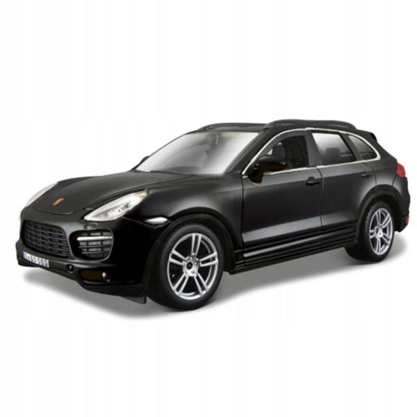 Bburago porsche cayenne turbo zwart 1:24 21056