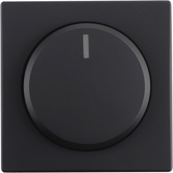 Busch-jaeger - zwarte dimmerknop - future linear - centraalplaat dimmer