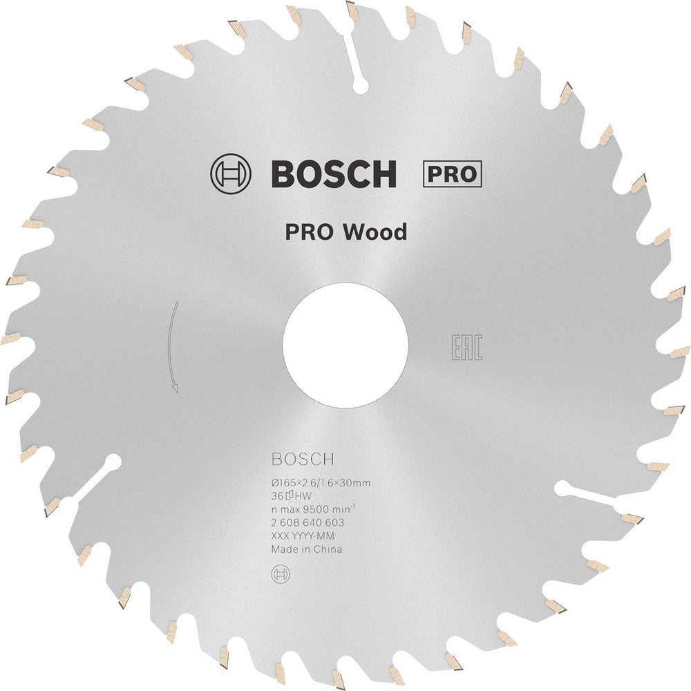 Bosch cirkzb opt 165x30 20x2,6 36t wz