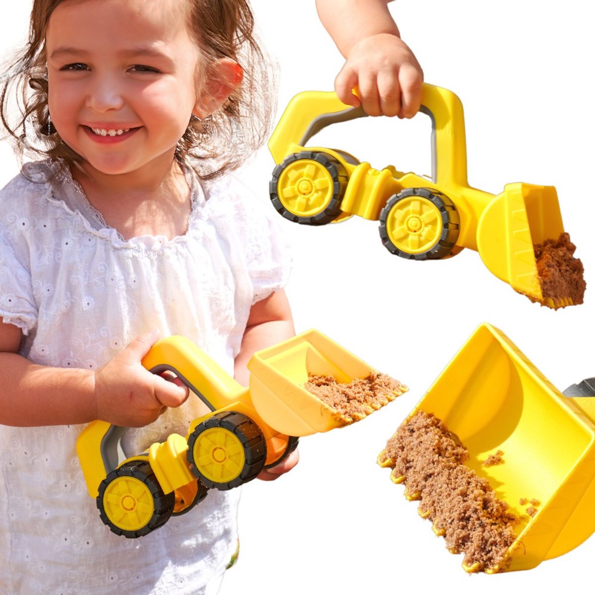 Big - speelgoedvoertuig - power worker griffy digger - graafmachine
