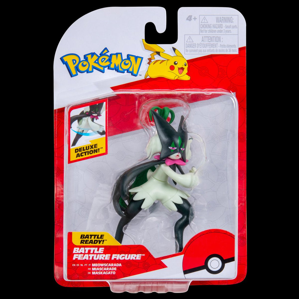 Jazwares pokémon - battle feature figure - meowscarada