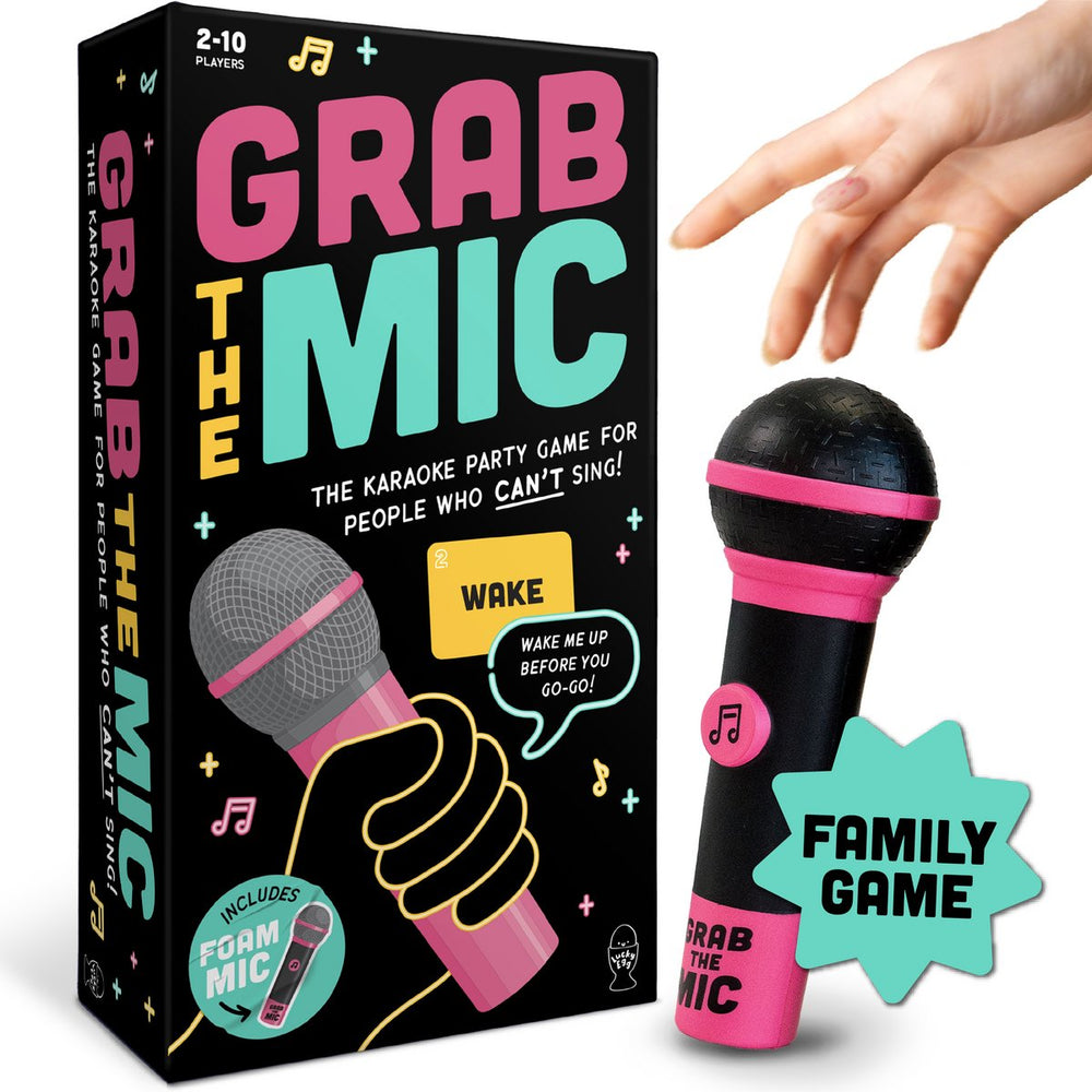 Megableu grab the mic - karaoke partyspel - muziekspel voor 2-10 spelers - bekend van tiktok - originele engelstalige versie