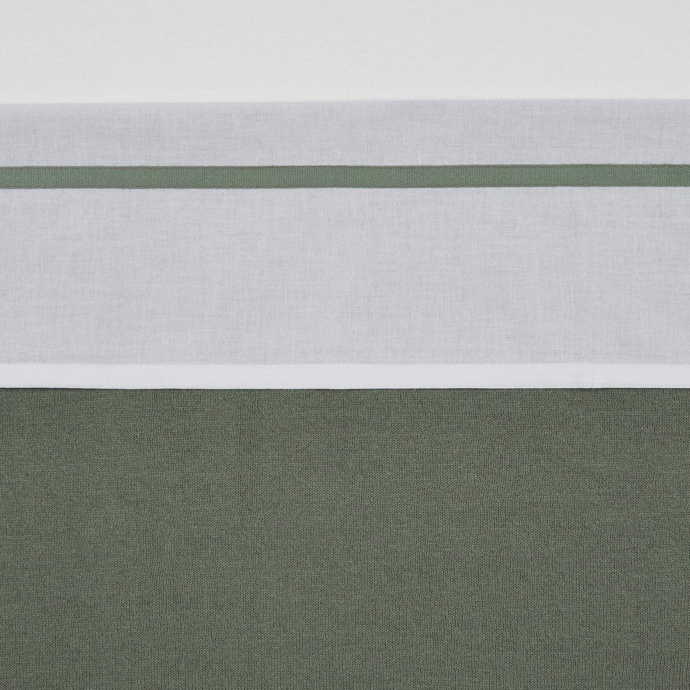 Meyco baby bies wieglaken - forest green - 75x100cm - 0.3 tog