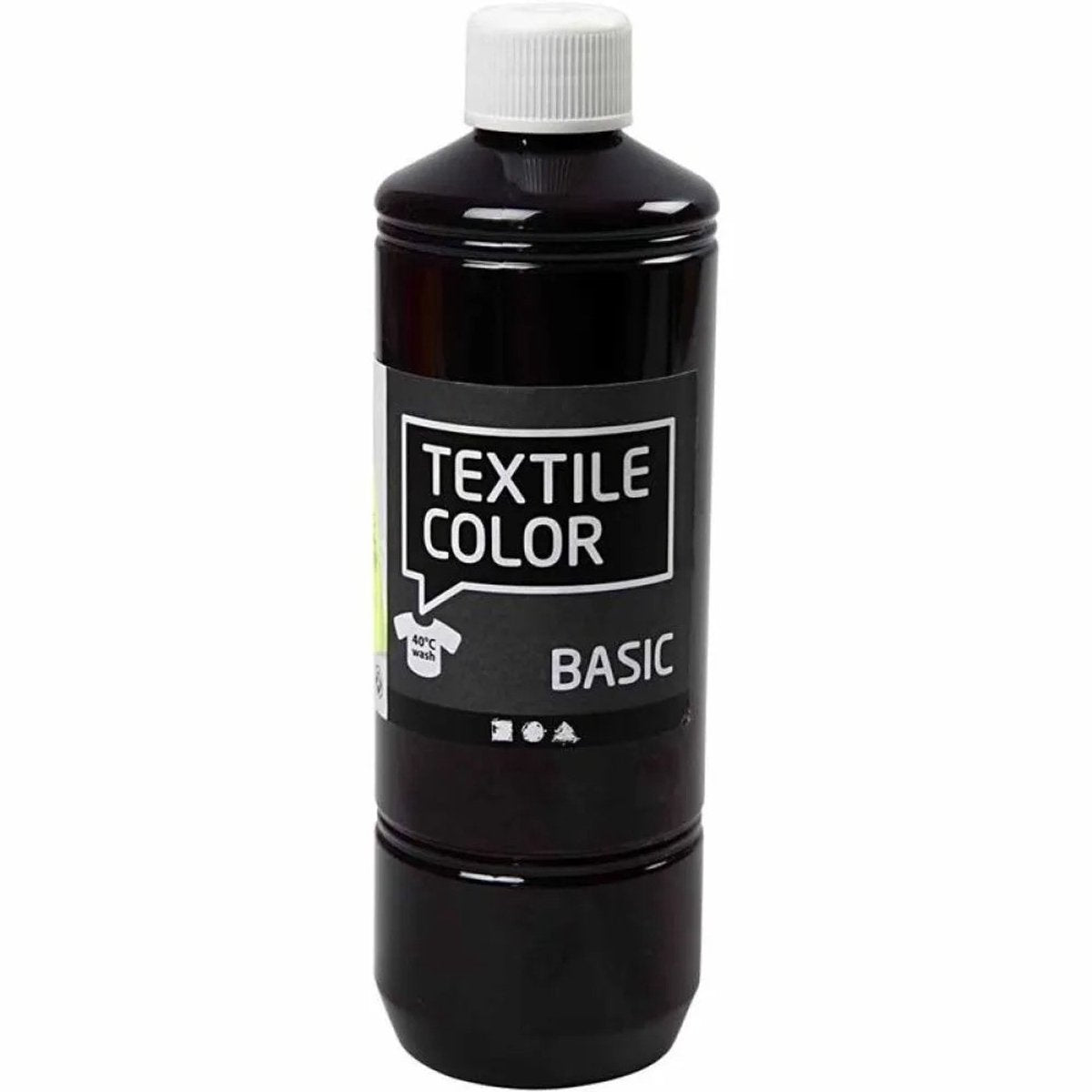 Creativ company textielkleur semi-dekkende textielverf - rood paars, 500ml