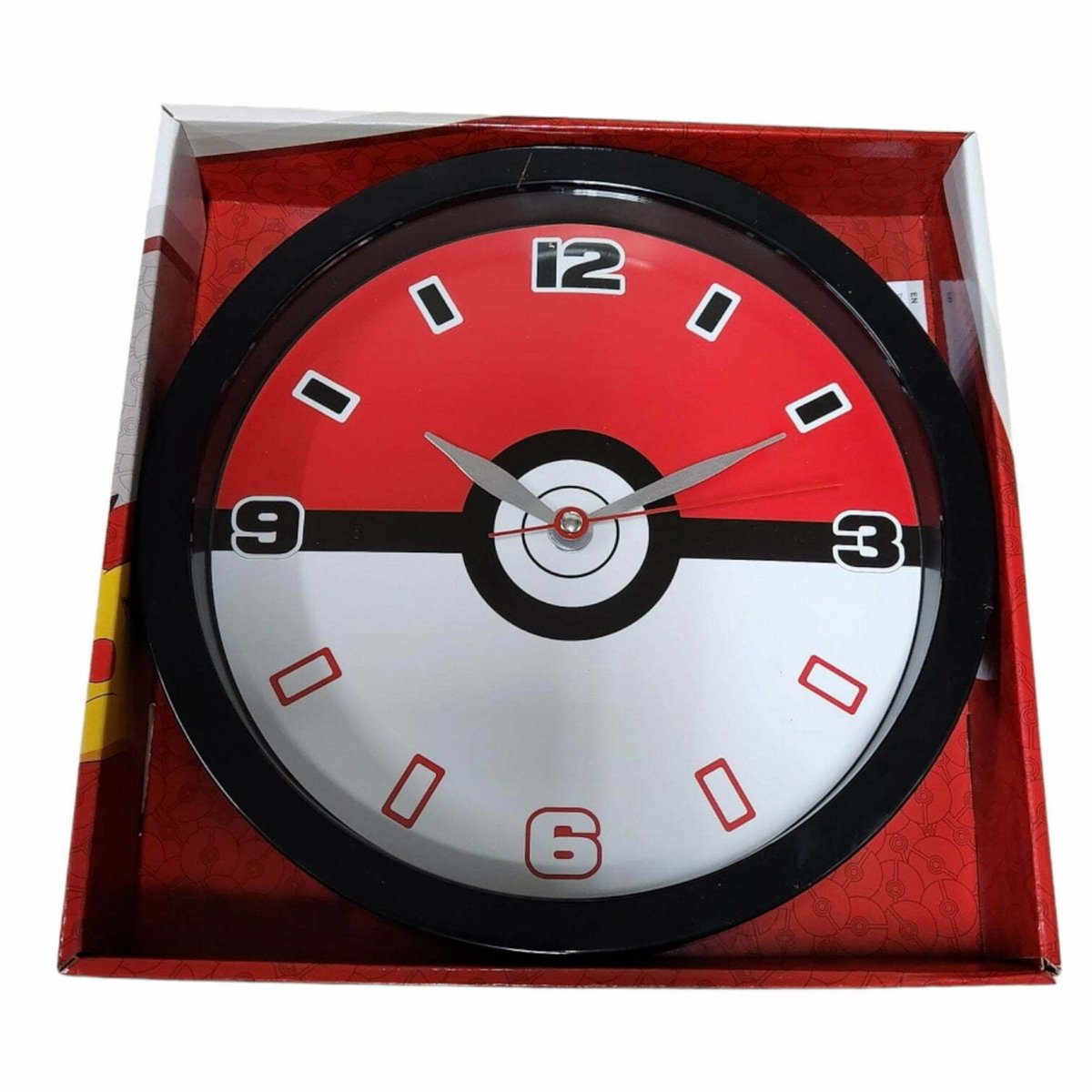 Accutime pokémon wandklok pokéball - kinderkamer decoratie klok.