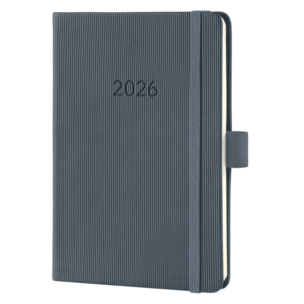 Sigel weekagenda 2026 conceptum - formaat a6 - dark grey - hardcover - si-c2667