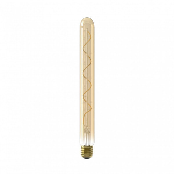 Calex filament buis led lamp - e27 - t32 lichtbron goud - 3.8w - dimbaar