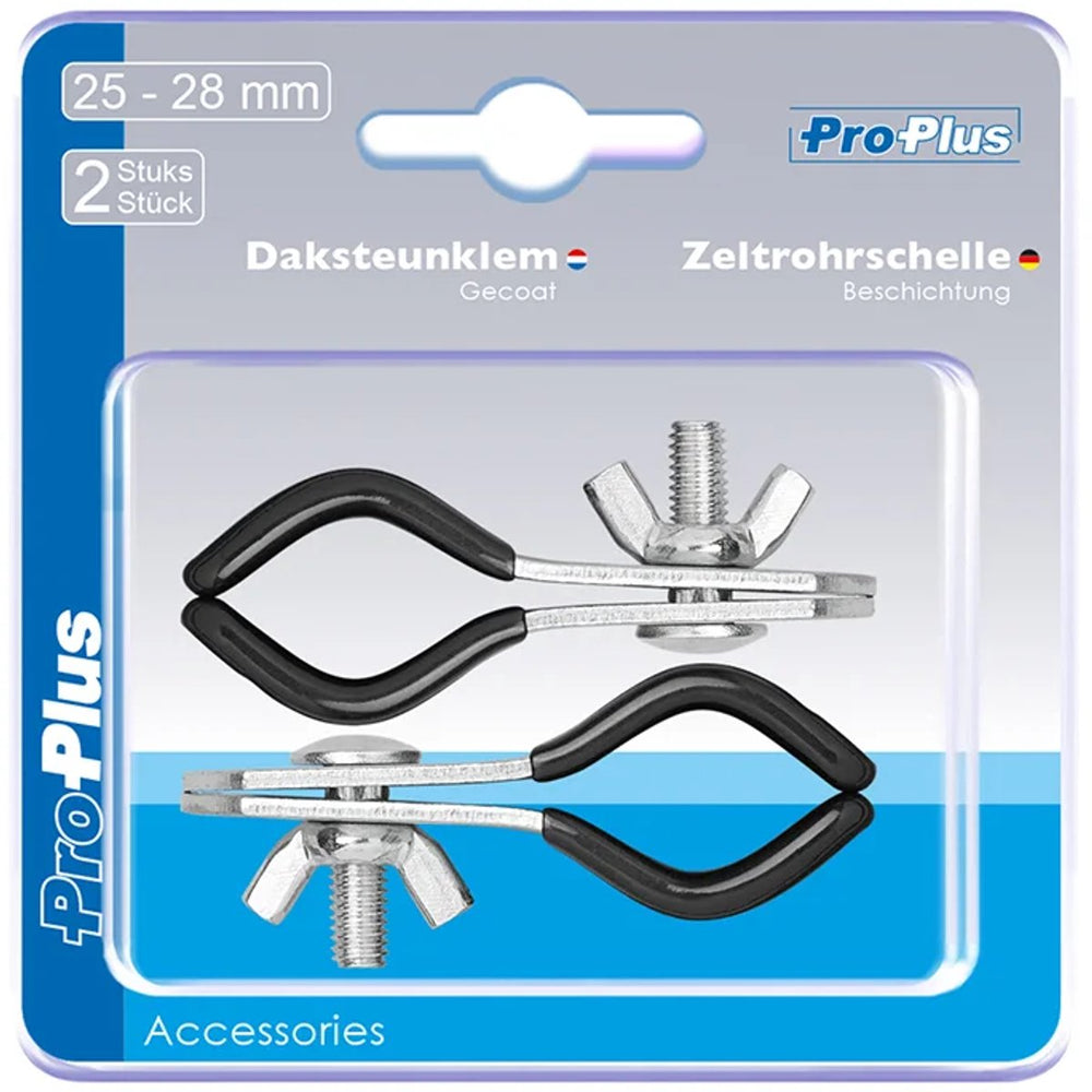 Proplus daksteunklem - 25-28mm - gecoat - 2 stuks