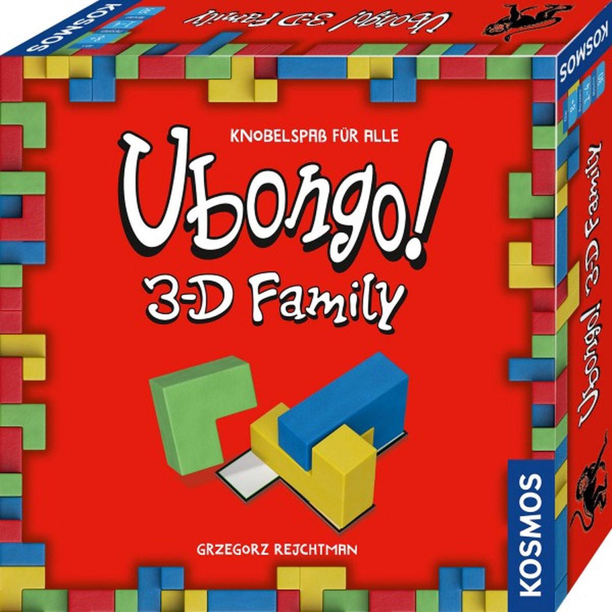Kosmos ubongo 3-d family 25 min kaartspel puzzel