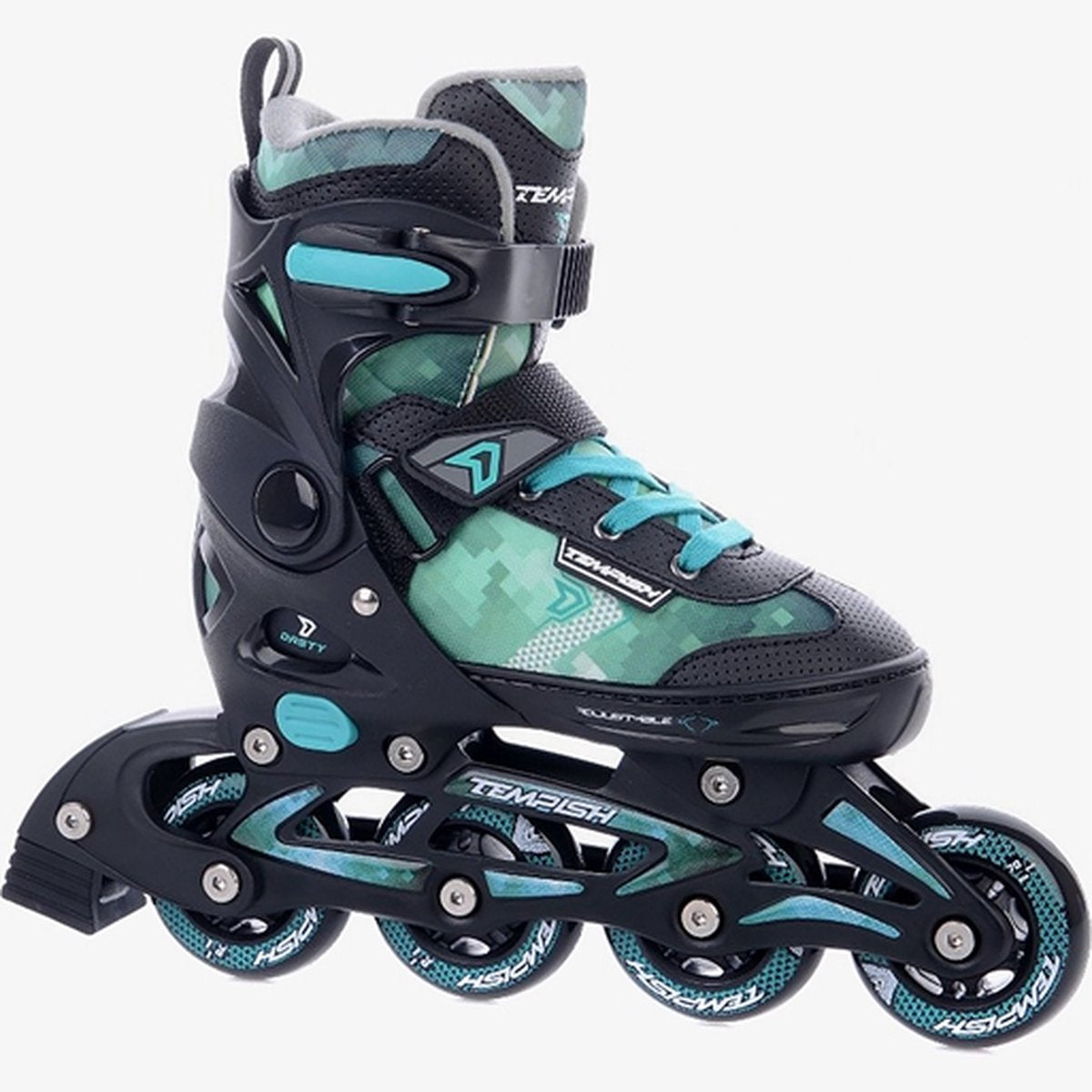 Inline skates Dasty 82A softboot groen maat 37-40