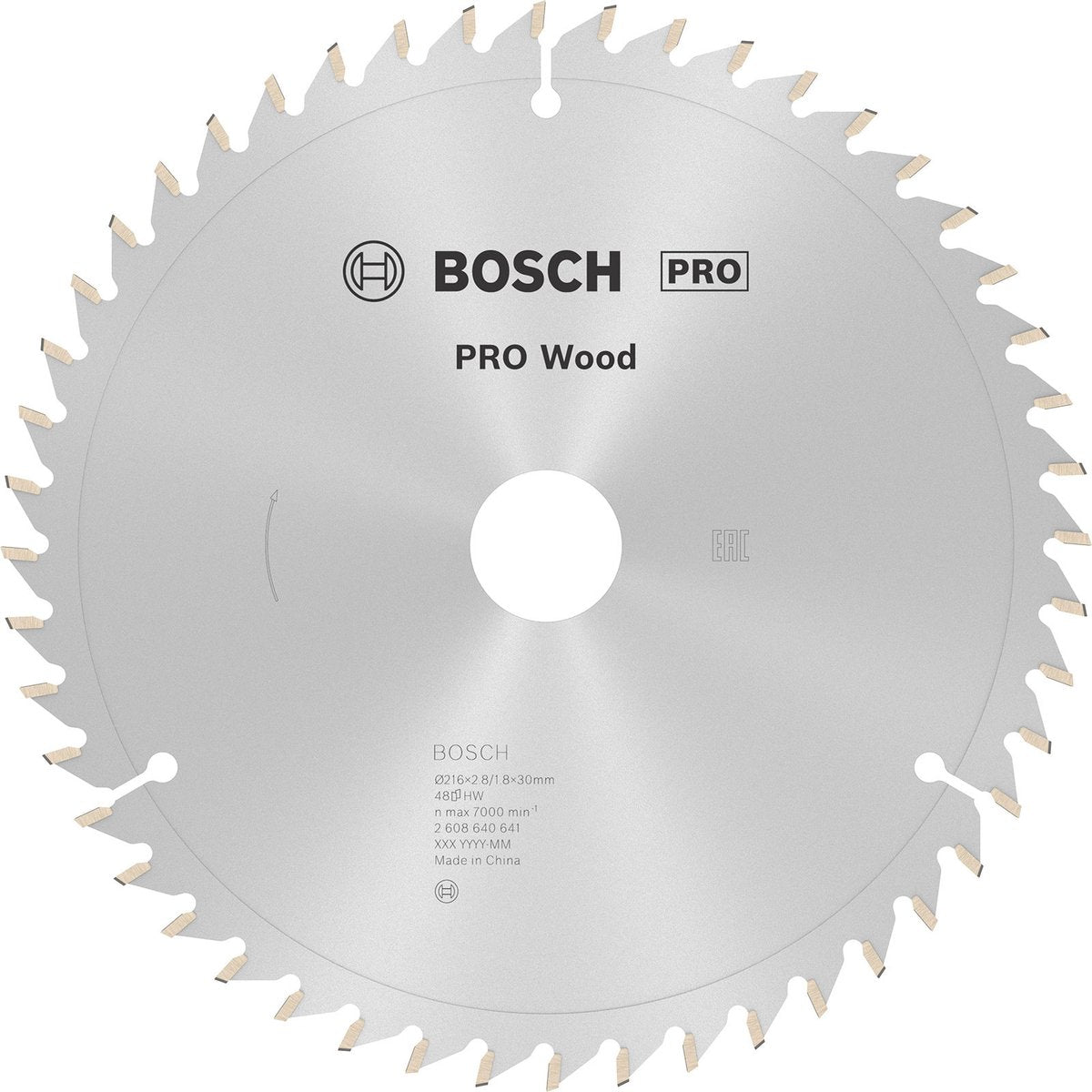 Bosch cirkzb opt k v 216x30x2,8 48t wz n