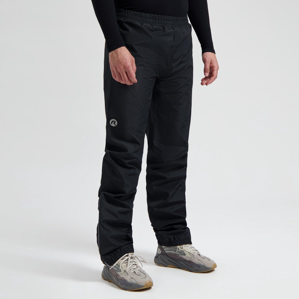 Rogelli commuter core regenbroek unisex - waterdicht - zwart - l