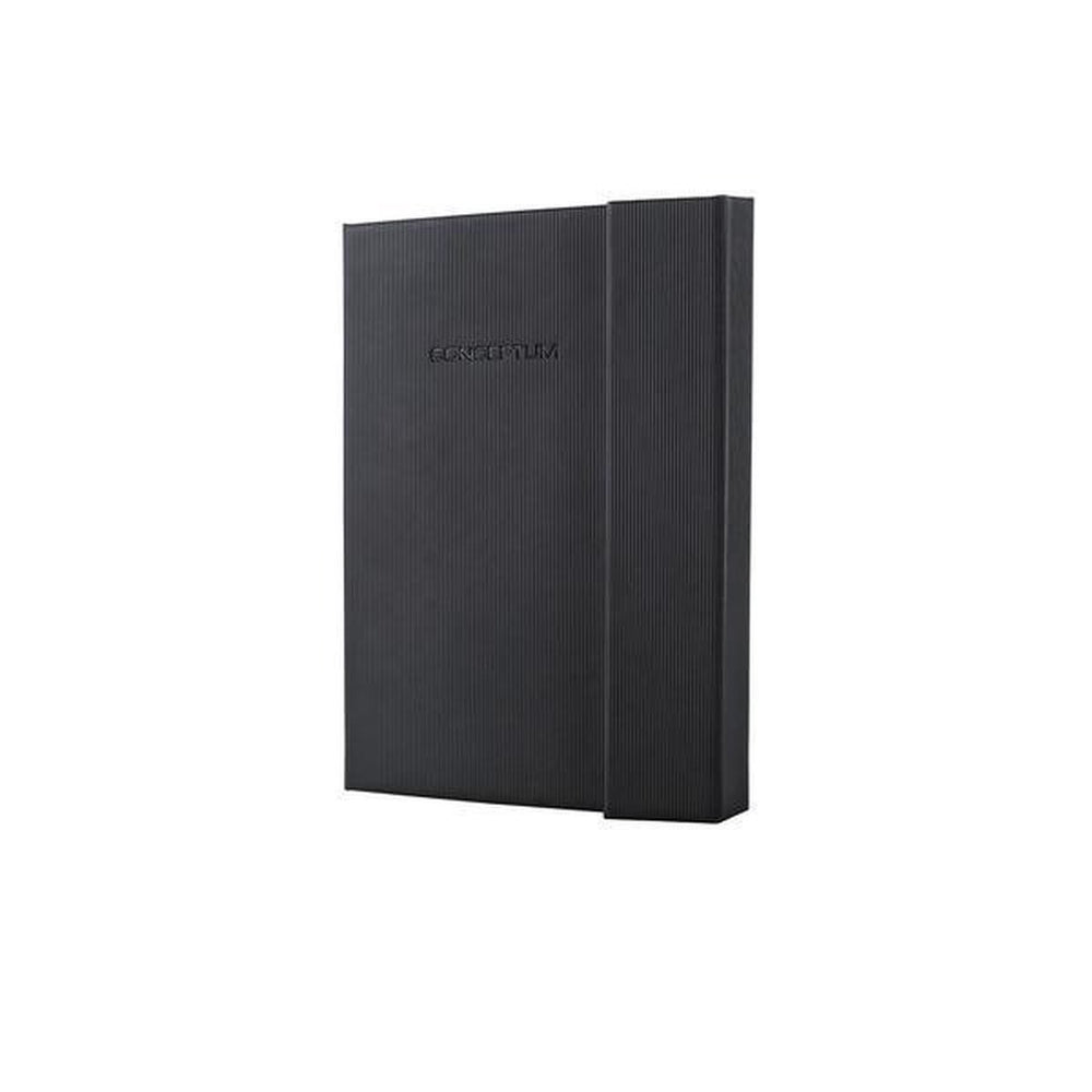 Sigel notitieboek - conceptum pure - a5 - zwart - hardcover - 194 pagina's - 80 grams - ruit - met magneetsluiting - si-co161