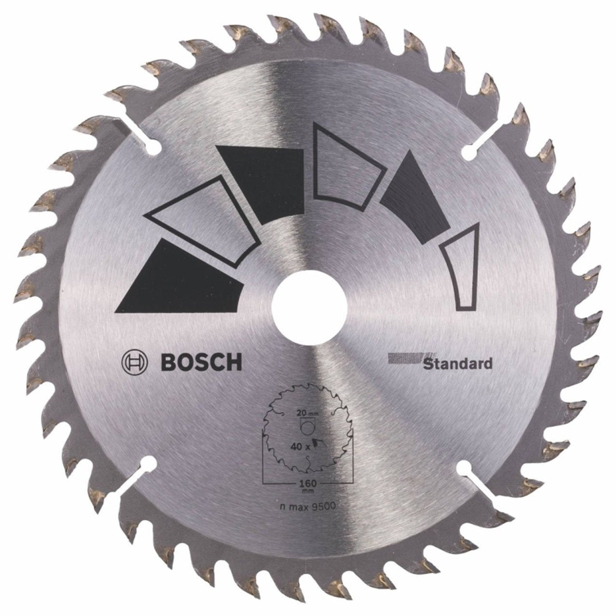 Bosch cirkelzaagblad standard 160 x 20 x 2,2 mm - 40
