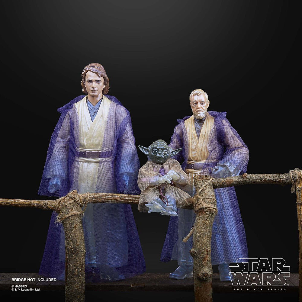 Hasbro force spirits - anakin skywalker - yoda - obi-wan kenobi - star wars the black series
