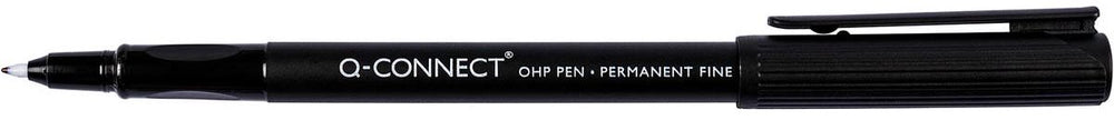 Q-connect ohp marker, permanent, fijn, zwart