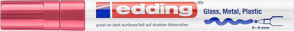 Edding -750 glanslakmarker rood 1stuks 2-4 milimeter 4-750-9-002