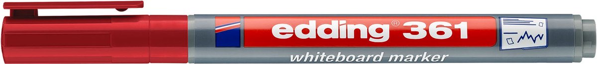 Edding -361 boardmarker rood 1st 1 mm 4-361002