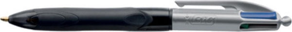 Bic balpen 4 colours grip pro - 1 stuk - punt 0.4 mm